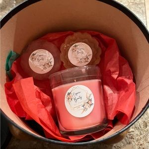 Organic Aloe Vera Soap and Candle Set